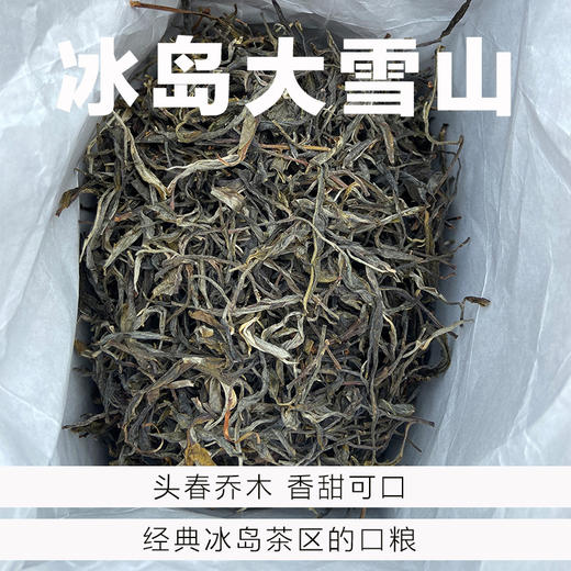 C级经典 勐库冰岛茶区普洱茶生茶散茶 头春料 商品图0