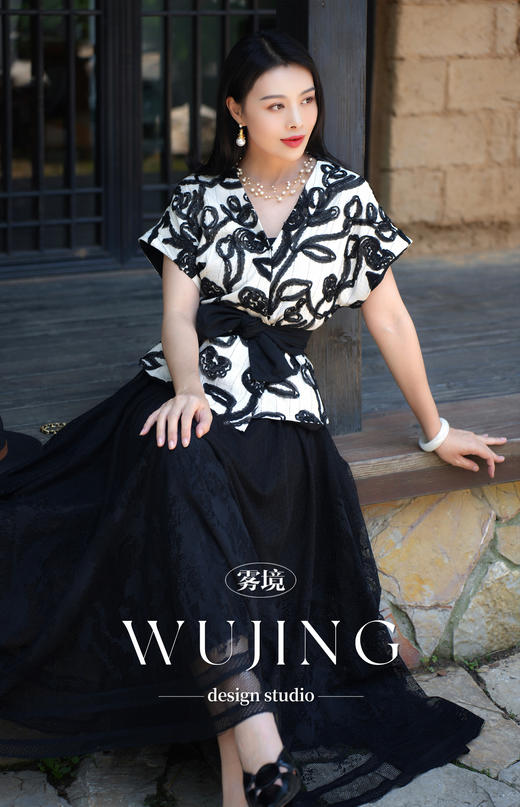 【雾境定制新款】藤蔓织梦 蕾丝半裙 22313 商品图6