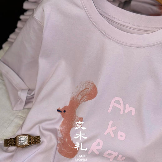 【部分现货】良木礼燕子印花短T(1020) 商品图3