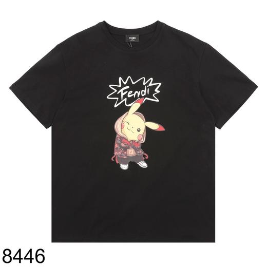 高品短袖  芬迪FENDI情侣款短袖T恤半袖体恤 商品图1