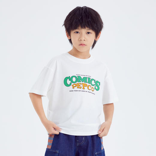 412-童圆领短袖针织衫 商品图0