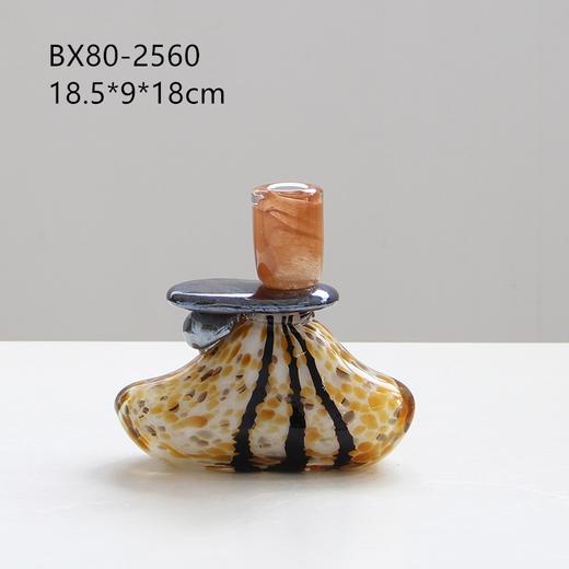 北欧ins风彩色玻璃烛台网红餐厅创意烛台摆件简约婚庆软装装饰品 商品图10
