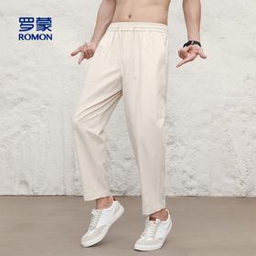 罗蒙ROMON 【百分百棉】透气九分裤男裤夏季薄款休闲裤5490405