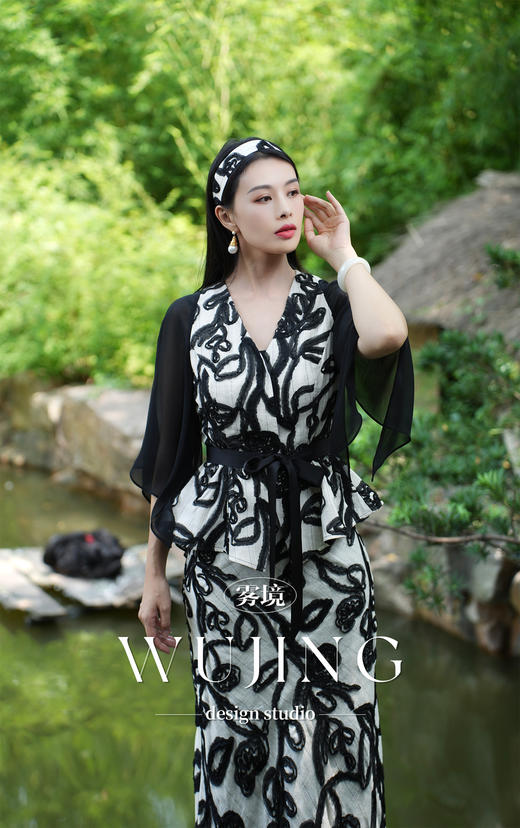 【雾境定制新款】藤蔓织梦 亚麻盘绳绣工艺上衣 3205189 商品图13