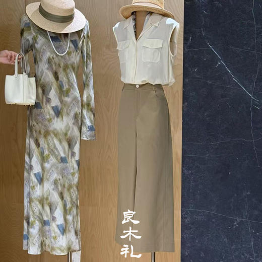 【现货】良木礼真丝墨染连衣裙（1789） 商品图1