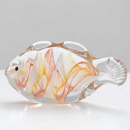 现代创意艺术琉璃年年有鱼动物摆件客厅玄关电视柜书房样板间装饰 商品图4