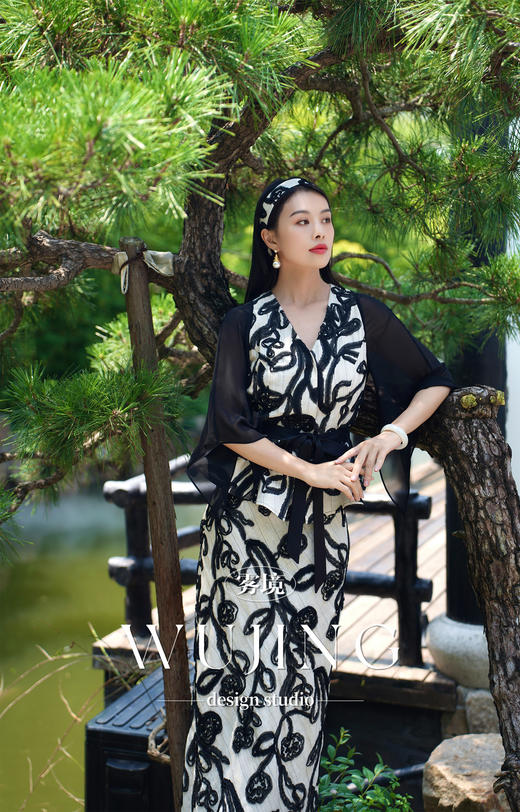 【雾境定制新款】藤蔓织梦 亚麻盘绳绣工艺上衣 3205189 商品图5