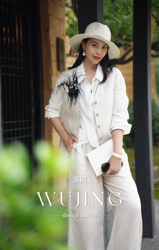 【雾境定制新款】藤蔓织梦 亚麻马甲 22312 商品图1