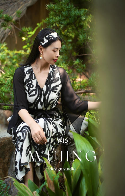 【雾境定制新款】藤蔓织梦 亚麻盘绳绣工艺上衣 3205189 商品图6