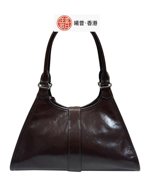 中性款插扣锁开合油腊皮包zo020 商品图1