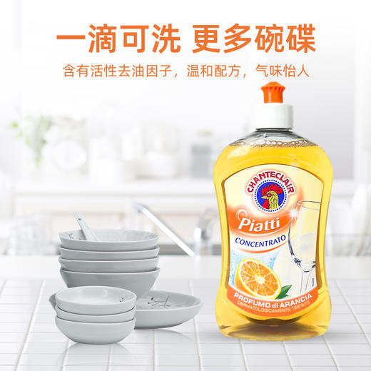 大公鸡管家 浓缩洗洁精（香橙味）500ml*2瓶 8015194100254 商品图2