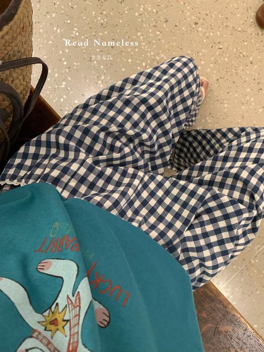 Read Nameless/蓝色格子裤 送格子发圈 2025/7/7 商品图9