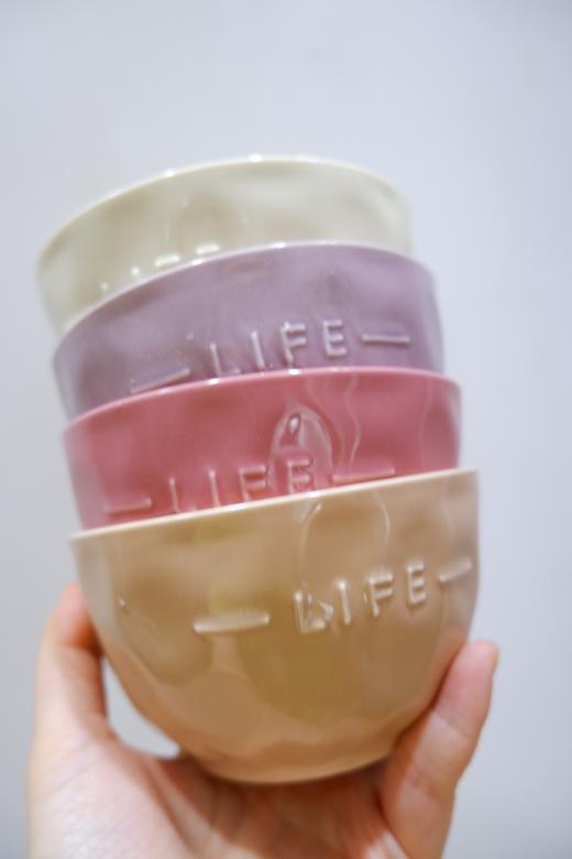 直发【发8只】 奶油风浮雕陶瓷碗盘 商品图2