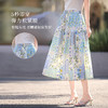 【专属特价】熙世界复古文艺繁花半身裙女2025夏季新款法式度假风印花a字伞裙 商品缩略图2