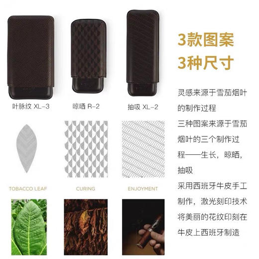 Davidoff/大卫杜夫雪茄保湿皮套水牛皮便携雪茄盒西班牙商务礼品 商品图3