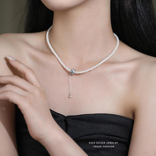 KaerFan--梦幻流光珍珠系列 | 耳饰/项链/手链 小众设计感 精致优雅 简约不挑人 多款可选 商品图6