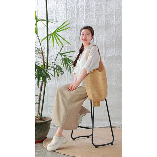 【抖音专属】新中式衬衣（25710125格桑结缘款） 商品图2