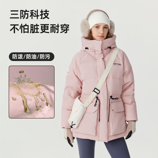 【清仓款】雪青女式鹅绒羽绒服(155-175码)(48小时发货)—诺诗兰 商品图2