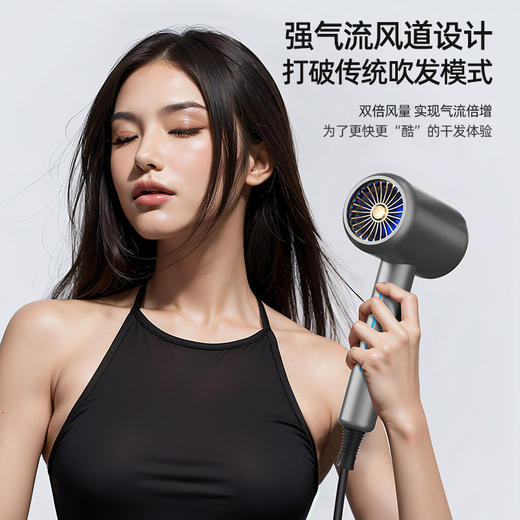 新款TOP高速吹风机  畅享恒温速干的温柔呵护  大功率带档位灯光氛围灯吹风筒 商品图1