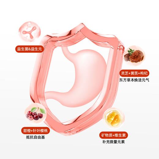 【临期】【100积分+39.9元】好蔬源 七联益生菌灵芝橙子粉 3g*30条/盒 多种营养1袋搞定植物营养素（商品有效期至2026/3/26） 商品图2