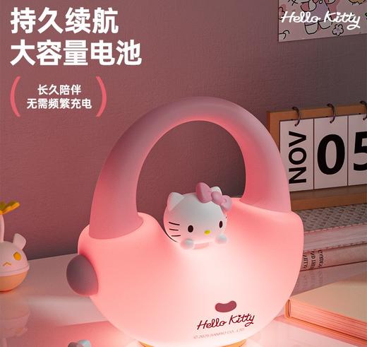 【三丽鸥家族系列！手提小夜灯】三丽鸥手提包硅胶小夜灯USB可充电调光氛围灯摆件创意拍拍灯礼品。ry 商品图2