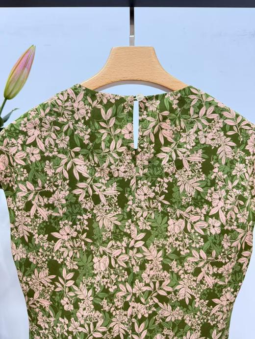 斜裁印花连衣裙 商品图6