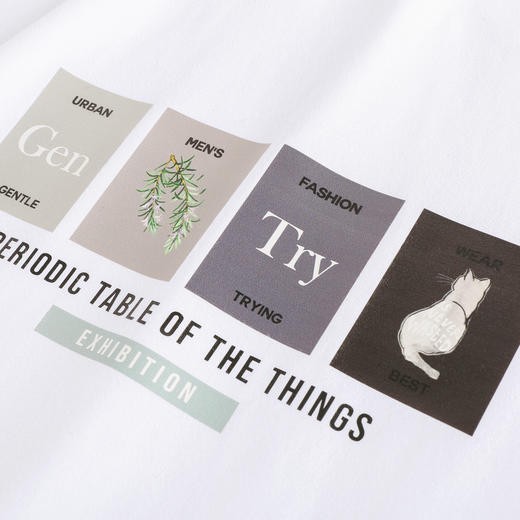 GXG男装【纯棉】秋季简约百搭男士圆领休闲打底长袖t恤衫K&C 商品图7