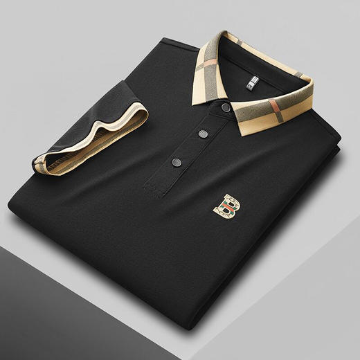 春夏新款男士polo衫210克索罗娜短袖polo衫中青年商务男上衣   PSL-PSL25561【25561】 商品图2