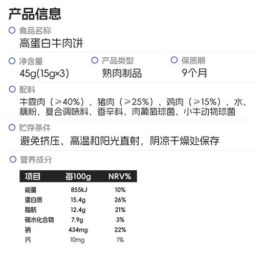 喵小侠肉饼系列 | 鳕鱼饼/猪肉饼/牛肉饼/蔬菜饼、多种口味组合、独立便携装、开袋即食 商品图4
