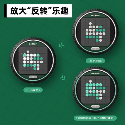 GiiKER计客超级翻转棋益智能儿童玩具奥赛罗棋黑白棋类多合一桌游 商品图3