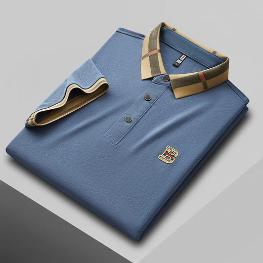 春夏新款男士polo衫210克索罗娜短袖polo衫中青年商务男上衣   PSL-PSL25561【25561】 商品图1