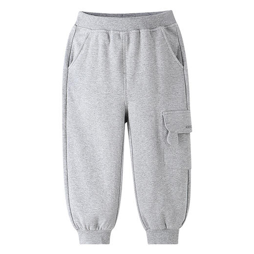 【实体店同款】男女童全腰针织长裤秋季新款安奈儿童装XM536126 商品图9