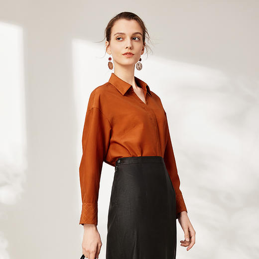 TANGY Collection天意2025秋季新品商场同款女衬衣L253004 商品图3