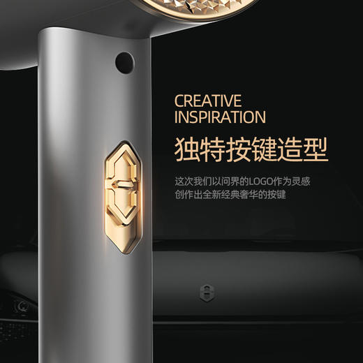 新款TOP高速吹风机  畅享恒温速干的温柔呵护  大功率带档位灯光氛围灯吹风筒 商品图3