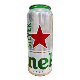 喜力星银啤酒 500ml*12瓶【整件买更划算】