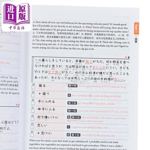 【中商原版】看短故事学会JLPT日语能力考试最佳单词N2合格2400 日文原版 ミニストーリーで覚える JLPT日本語能力試験 商品图2