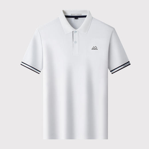 圣得西2025夏季新款男款POLO衫棉柔透气短袖通勤百搭休闲舒适上衣 商品图1