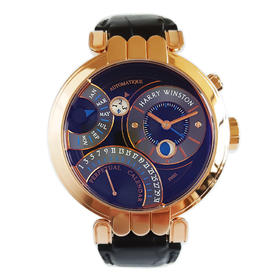 【95新】Harry Winston 海瑞温斯顿Premier 系列200/MAPC41RL.K1自动机械机芯41MM（男款）日期、月份显示、GMT等 240625NJM17