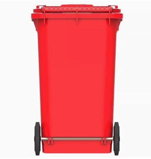 【JL】240L红色带轮有害垃圾桶 商品图2
