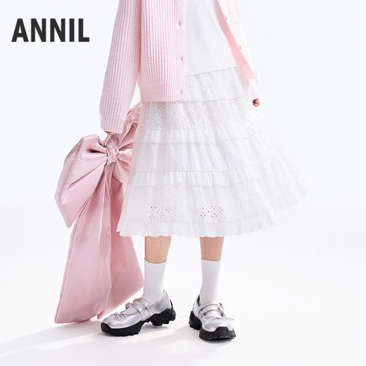 【实体店同款】女童全腰半裙秋季新款安奈儿童装AG533296 商品图2