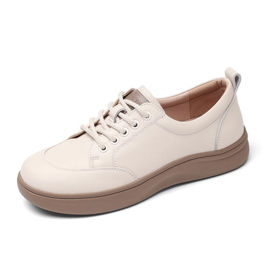 信诺真皮妈妈鞋女百搭透气运动休闲鞋软底舒适德训鞋2025夏季新款5Q3007-5 商品图4