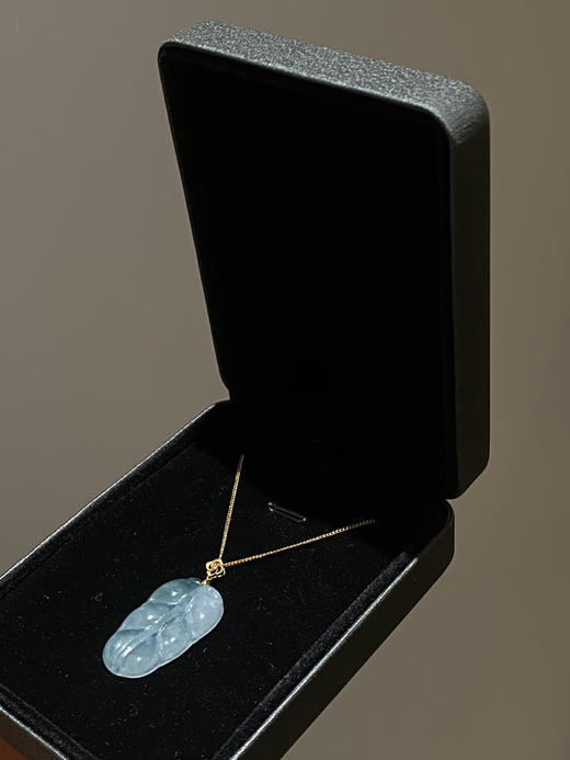 危料翡翠18k扣头叶子 商品图6