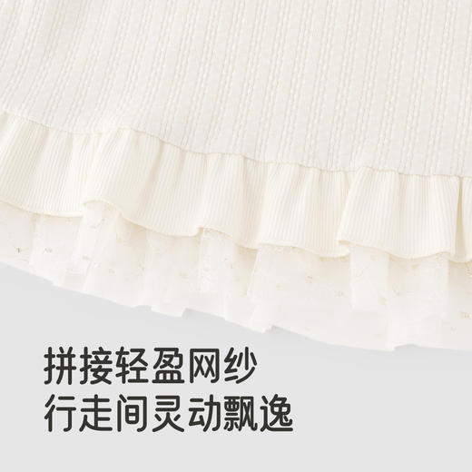 【商场同款】英氏童装卫衣秋冬长袖加绒女童卫衣休闲上衣套头衫 商品图3