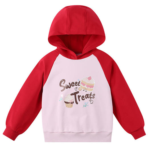 【实体店同款】女童带帽长袖卫衣秋季新款安奈儿童装XG531190 商品图8