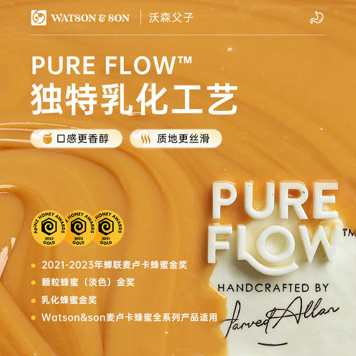 【养胃软黄金】沃森父子麦卢卡蜂蜜（10+  15+  20+  25+）100%原装进口250g/瓶 商品图1