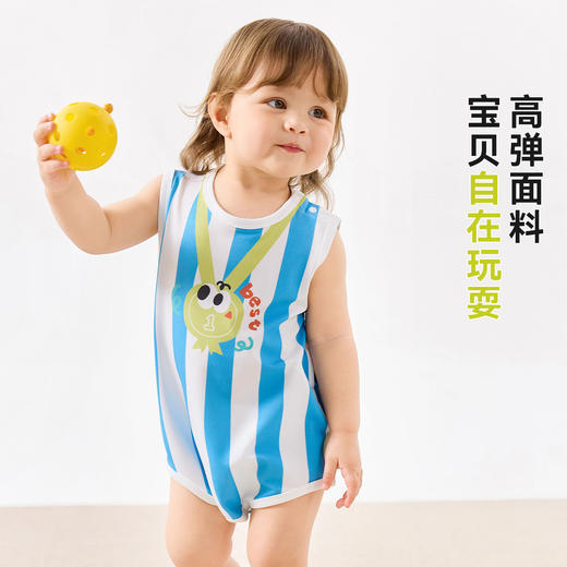 【连体衣】嘟嘟家婴儿连体服宝宝哈衣男女宝爬服幼儿衣服夏季 商品图2