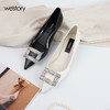 Westory2025年秋季尖头中跟单鞋通勤百搭浅口单鞋S25CE76141 商品缩略图0