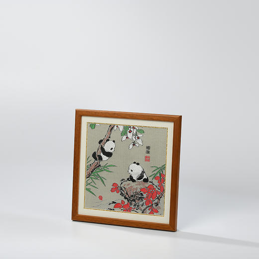 蜀锦小座屏-相守 商品图1