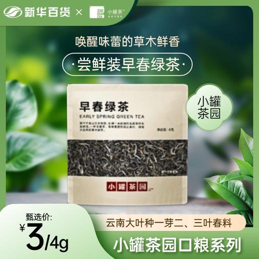 小罐茶园口粮系列尝鲜装早春绿茶 商品图0