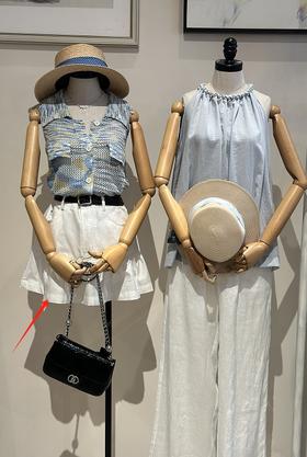 【门店同款】ENJOY夏季韩系荷叶边短裙 163543077